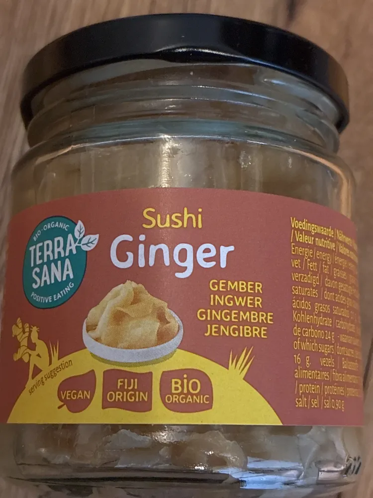 Sushi gember plakjes