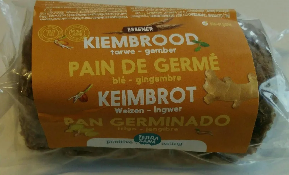 Pain de germé blé - gingembre