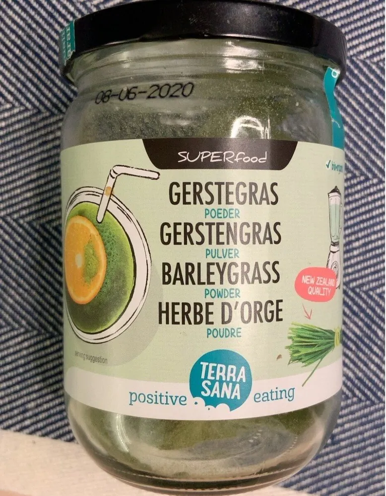 Gerstengras pulver
