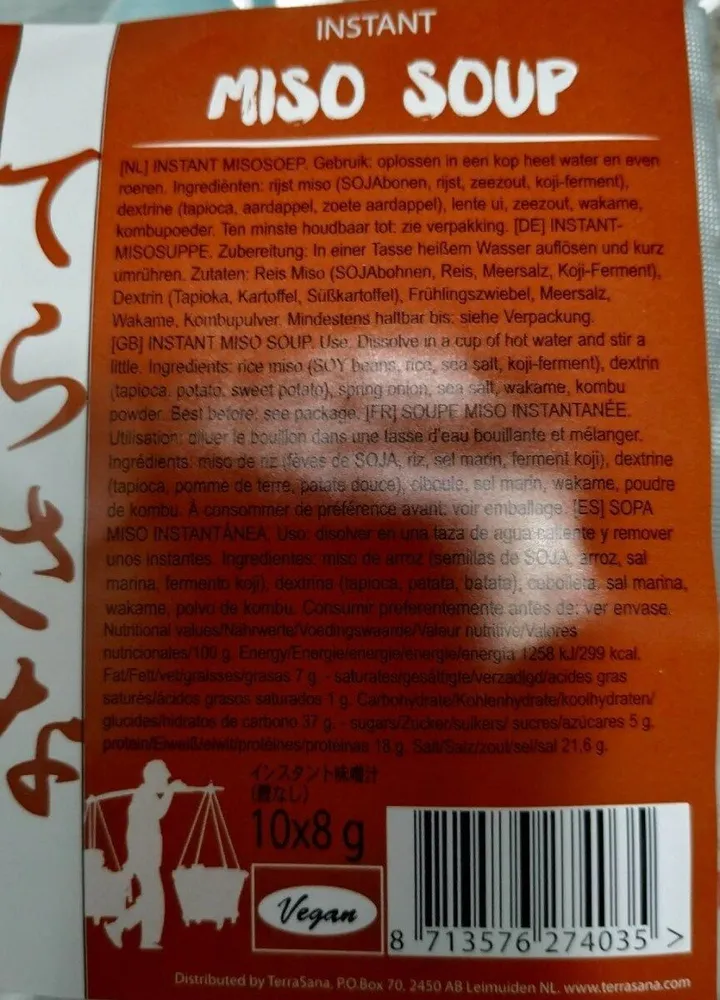 Instant miso soup