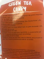 Green tea candy