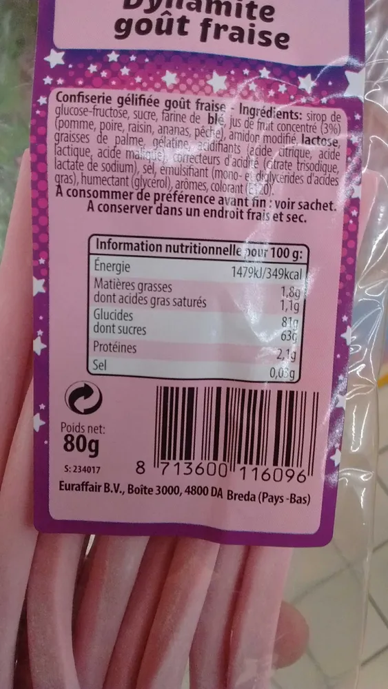 Dynamite goût fraise