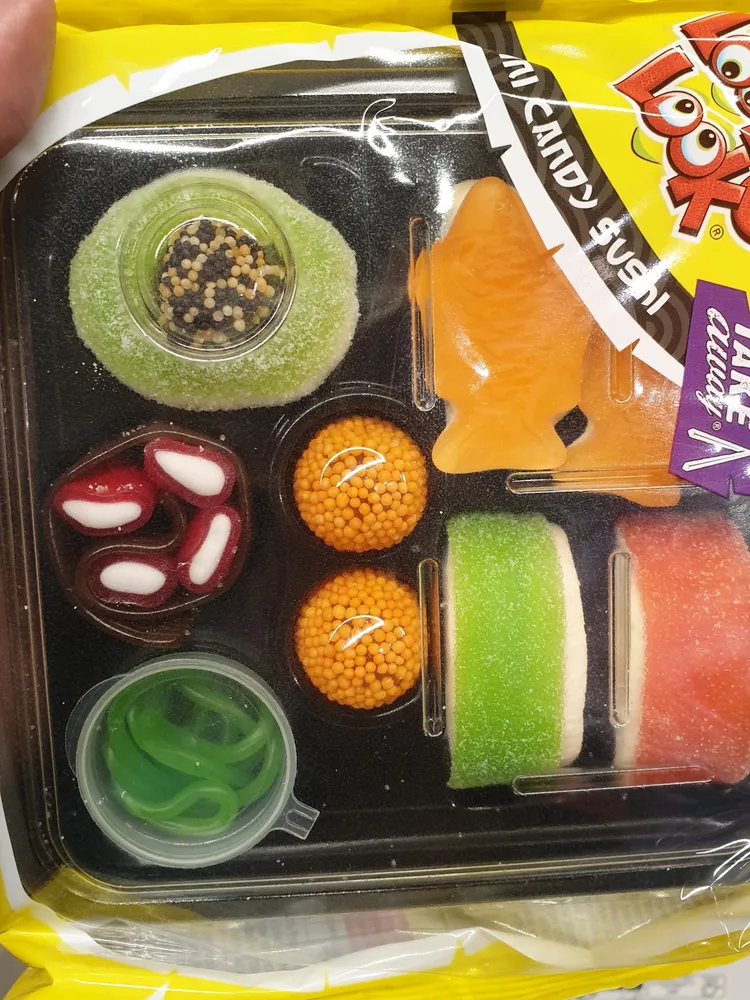 mini candy sushi