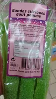 Bandes citriques goût pomme