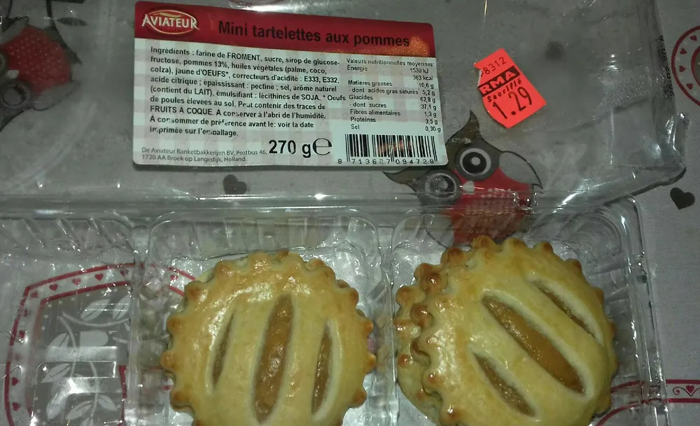 Mini tartelettes aux pommes