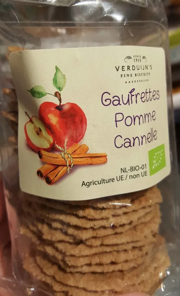 Galetttes Fines Pomme Cannelle