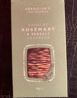 Savoury rosemary & seasalt crackers