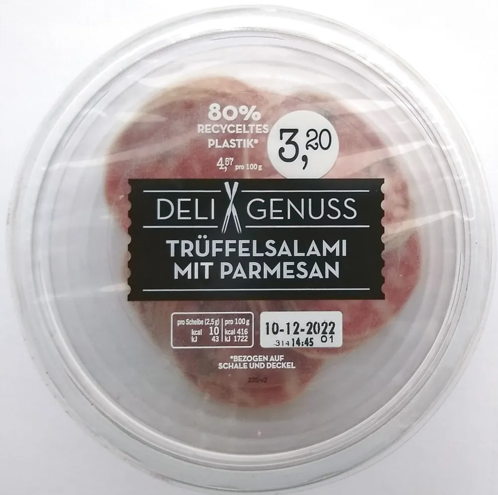 Trüffelsalami mit Parmesan