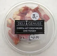 Coppa mit Frischkäse und Feigen