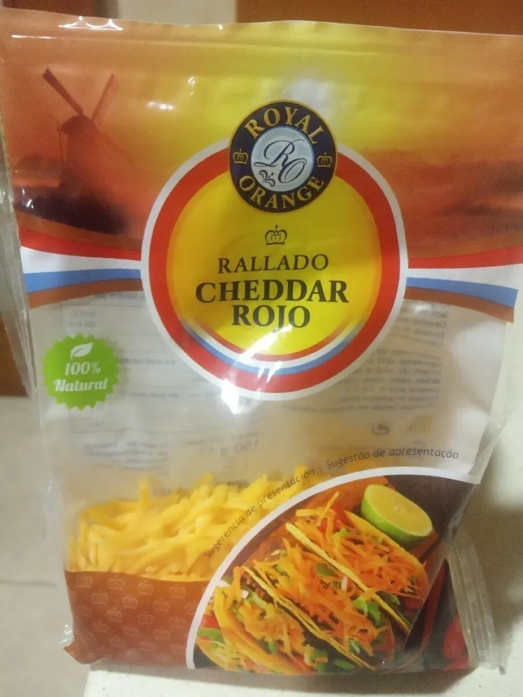 Rallado cheddar rojo