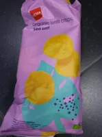 Organic lentil crips