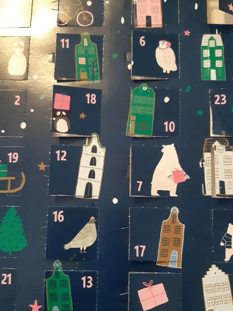 Advent calendrier one chocolate a day