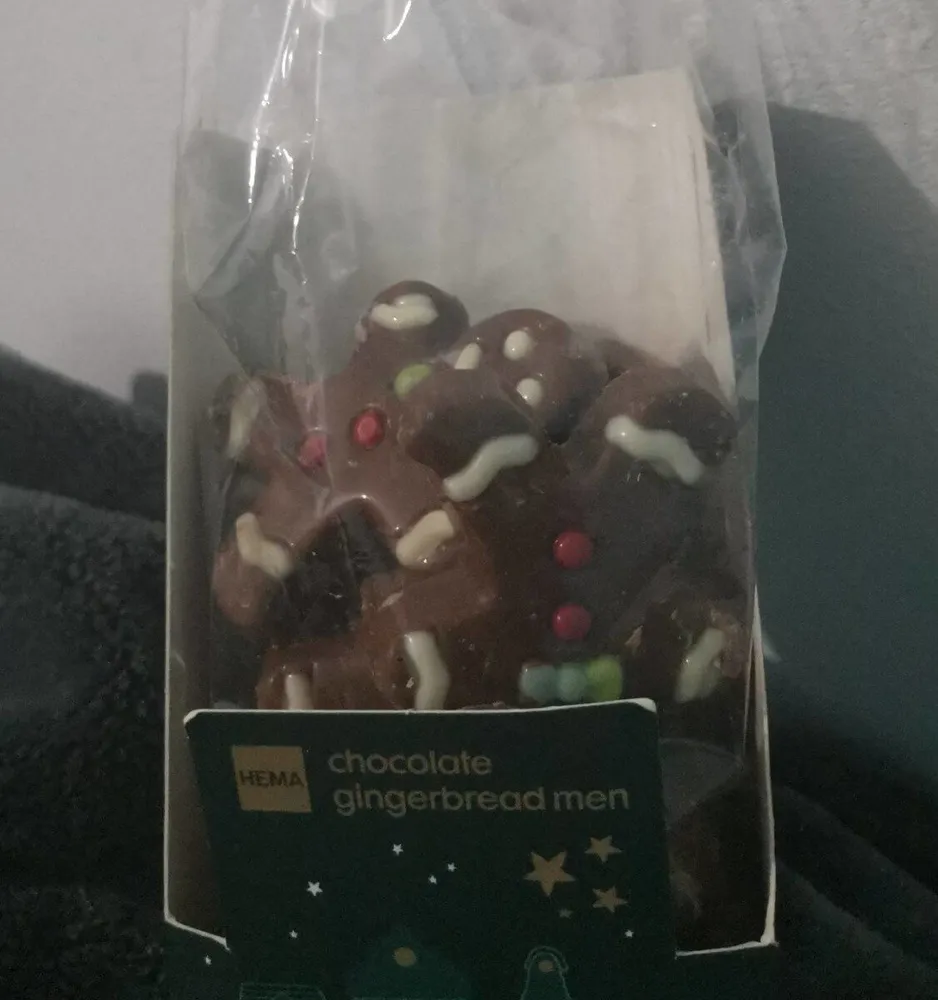 Chocolate gingerbread men