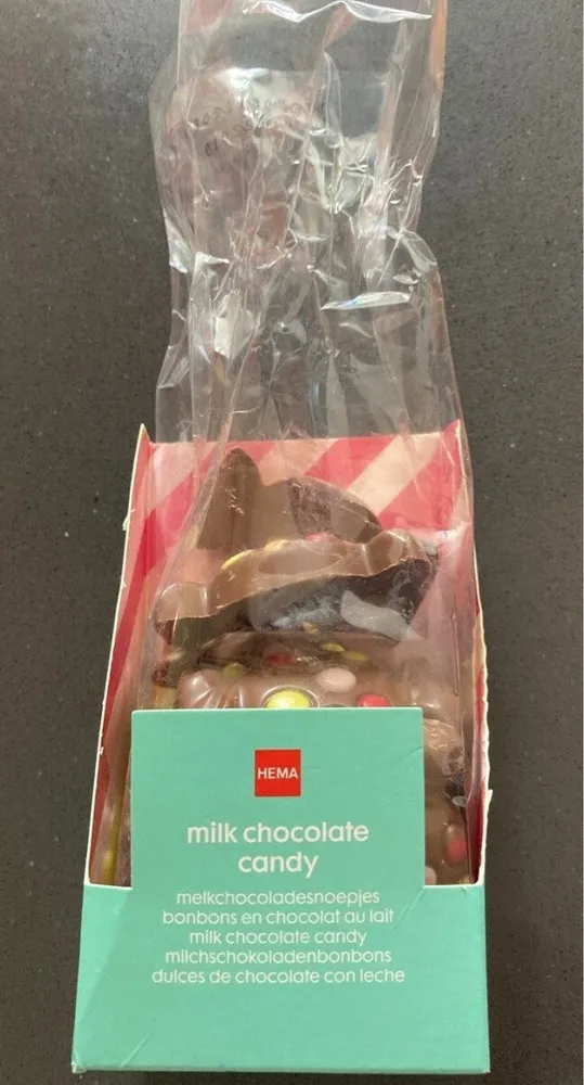 Milk chocolate candy