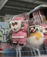 Sucette de Noël à la guimauve