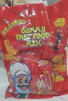 Gummy fast food mix