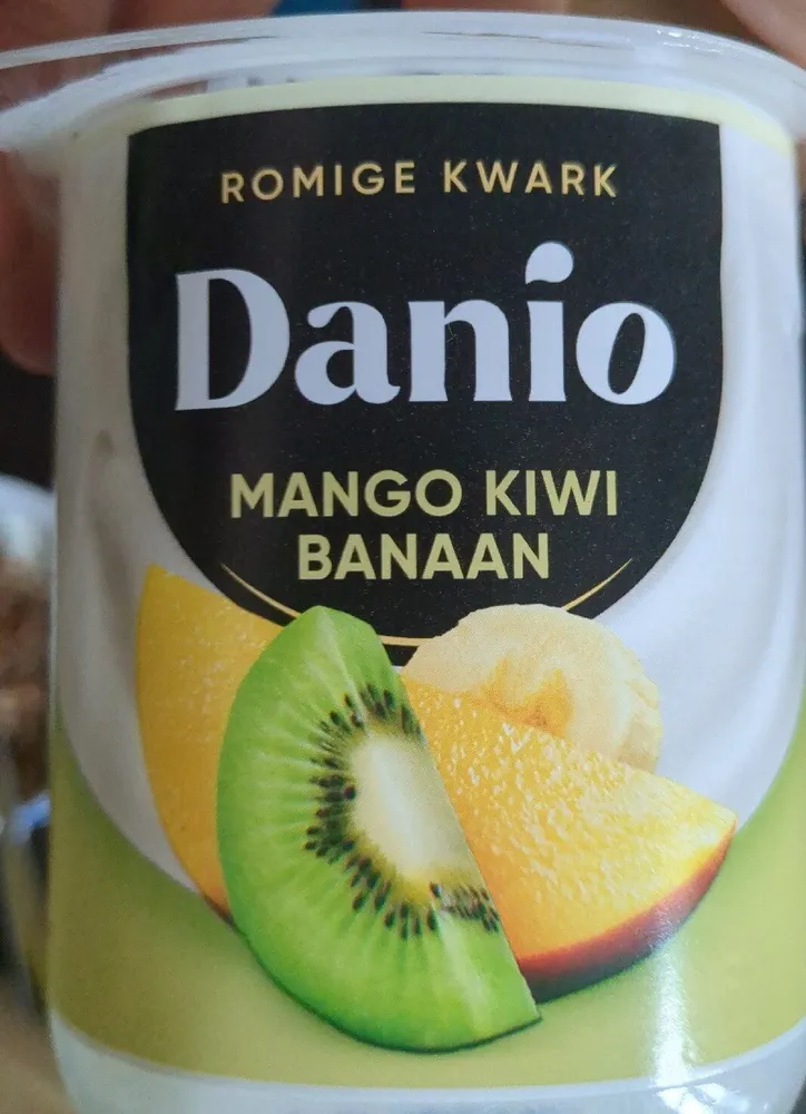 Danio Romige kwark mango kiwi banaan