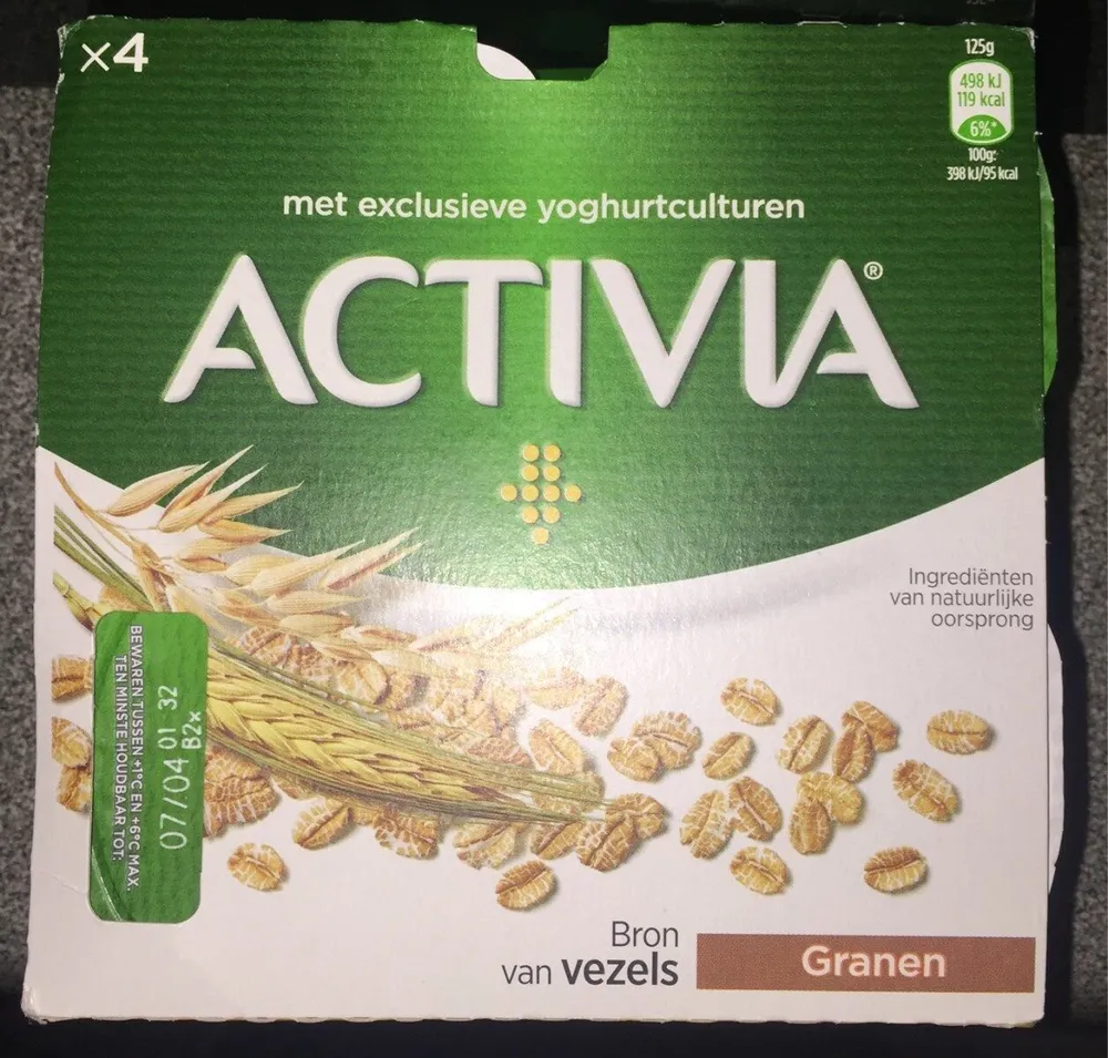 Yoghurt met granen