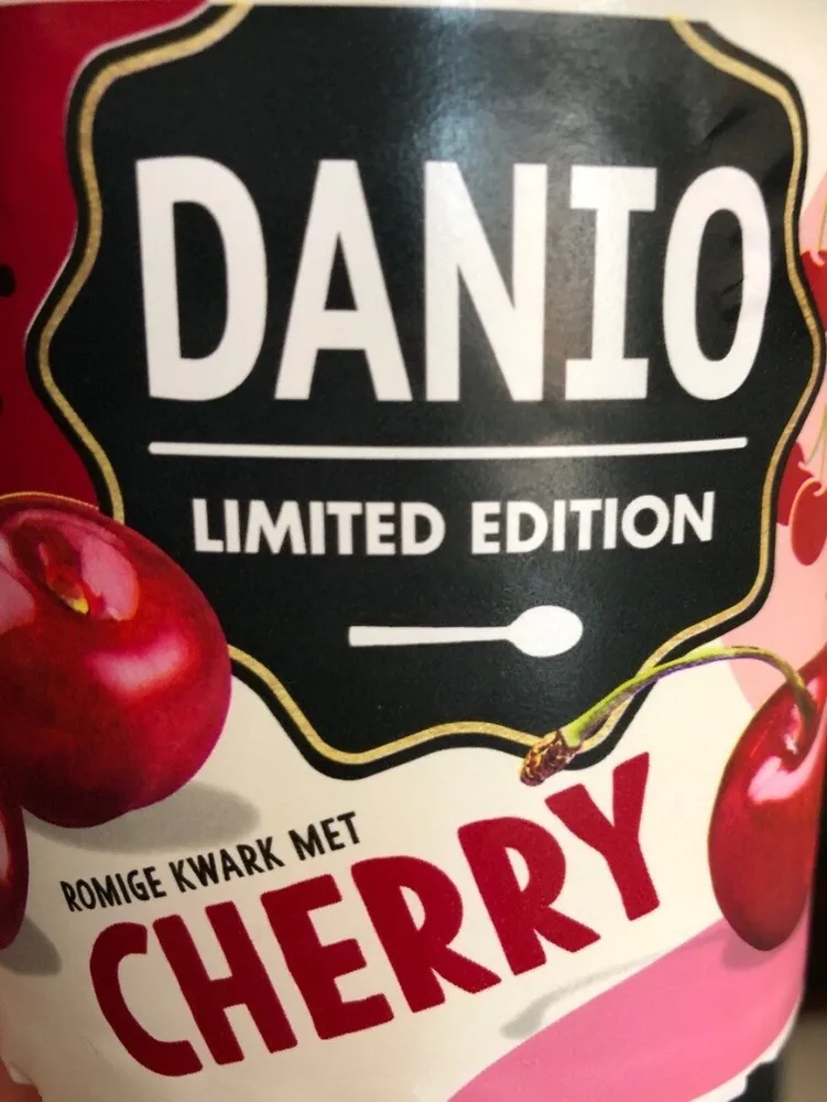 Romige kwark met cherry Danio