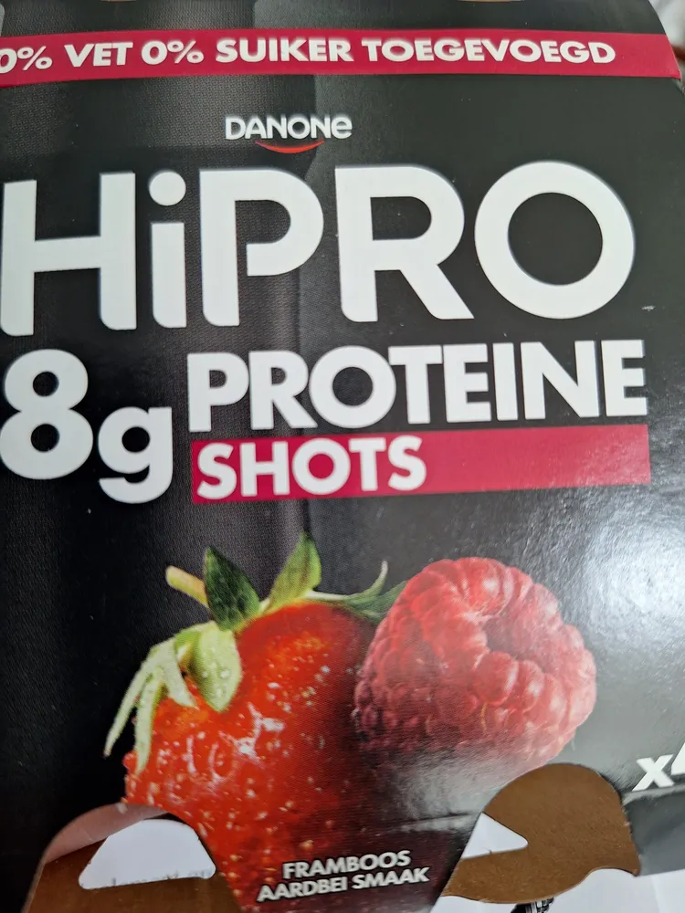 8g Proteïne Shots Framboos aardbei smaak