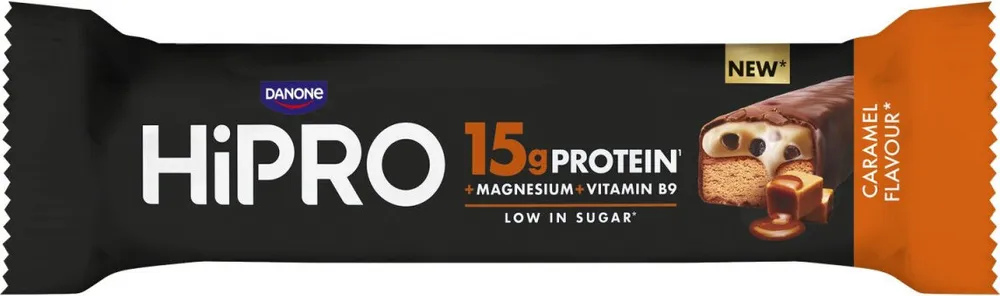 Barre protéinée saveur caramel