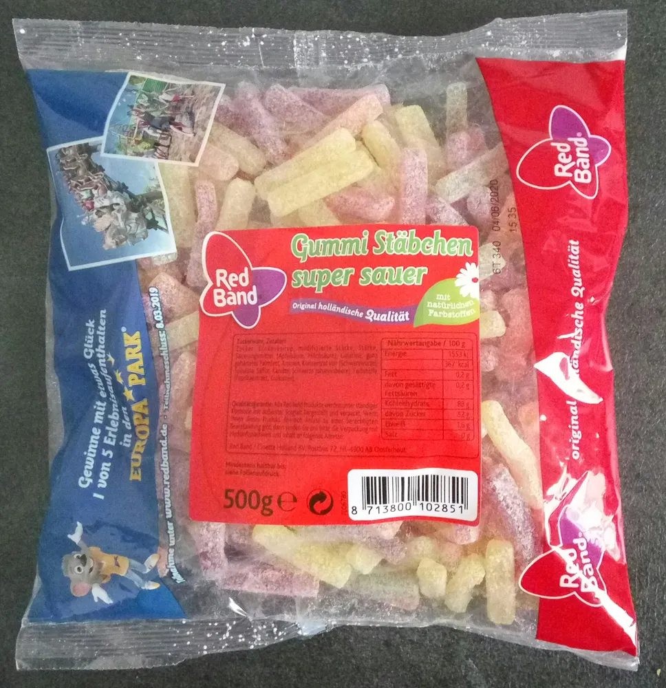 Gummi Stäbchen super sauer