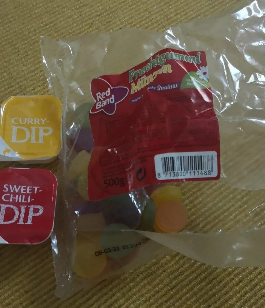 Fruchtgummi Münzen