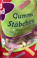 Red Band Gummi Stäbchen super sauer Premium Stehbeutel 200g