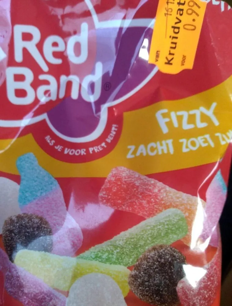 fizzy zacht zoet zuur
