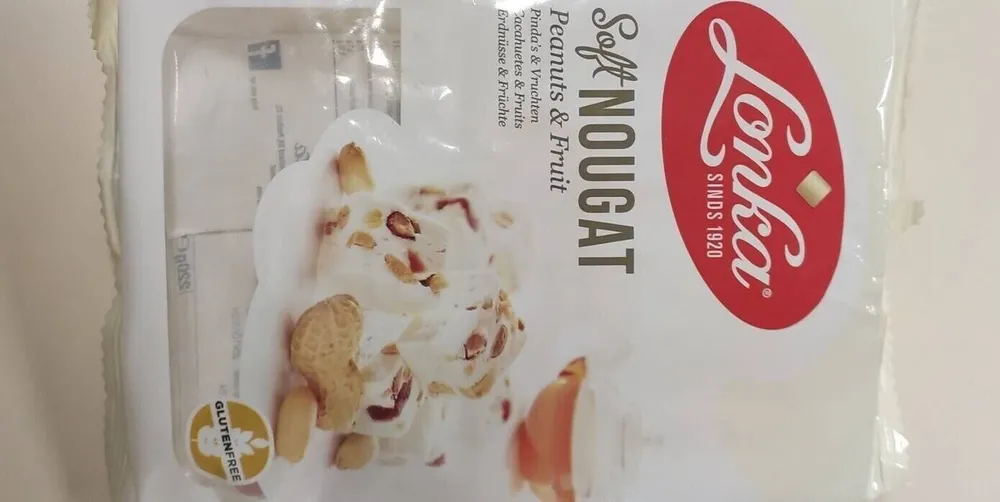 Lonka Soft nougat pinda's & fruit