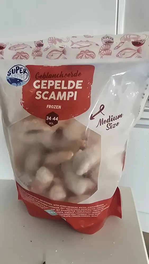 Gepelde Scampi