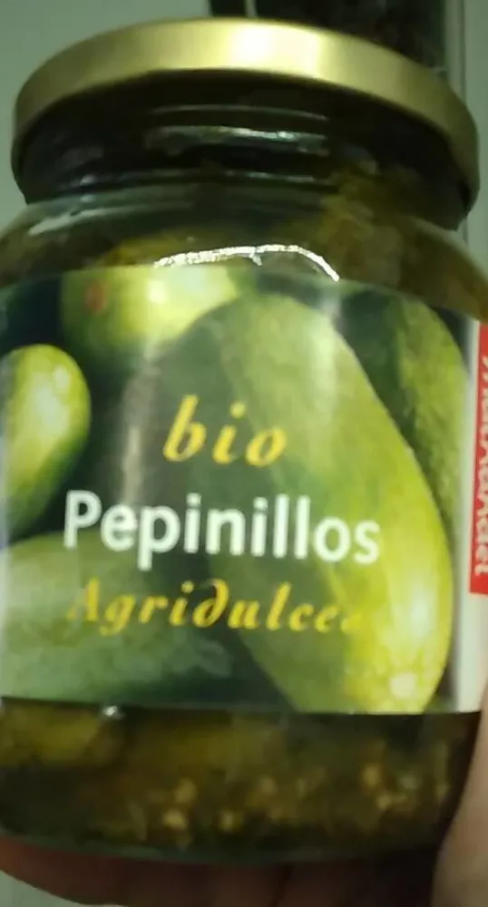 Bio pepinillos agridulces