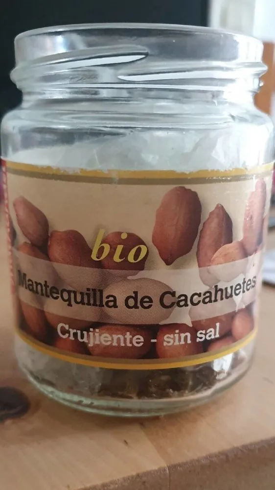 Mantequilla de cacahuetes bio