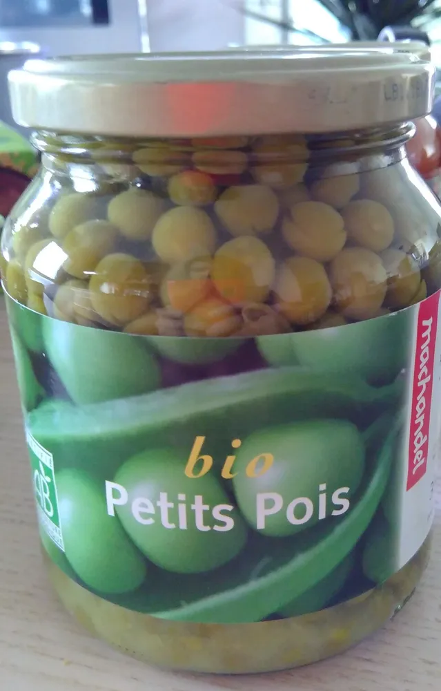 Bio petits pois