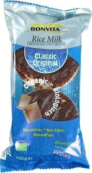 Bonvita - Rice Cakes With Rice-milk Chocolate - 100G