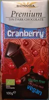 Dark chocolate with Cranberry
