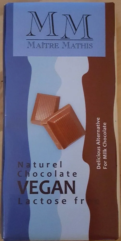 Naturel chocolate vegan lactose free