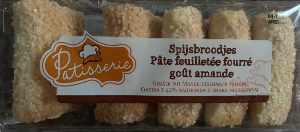 Pâte feuilletée fourré goût amande