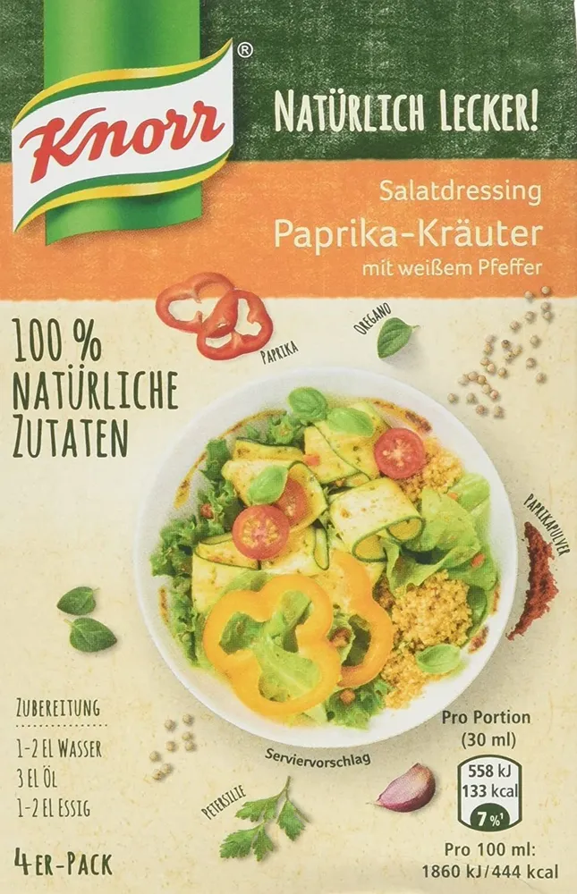 Salatdressing Paprika-Kräuter