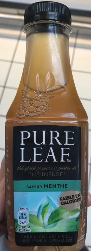 Thé glacé saveur menthe