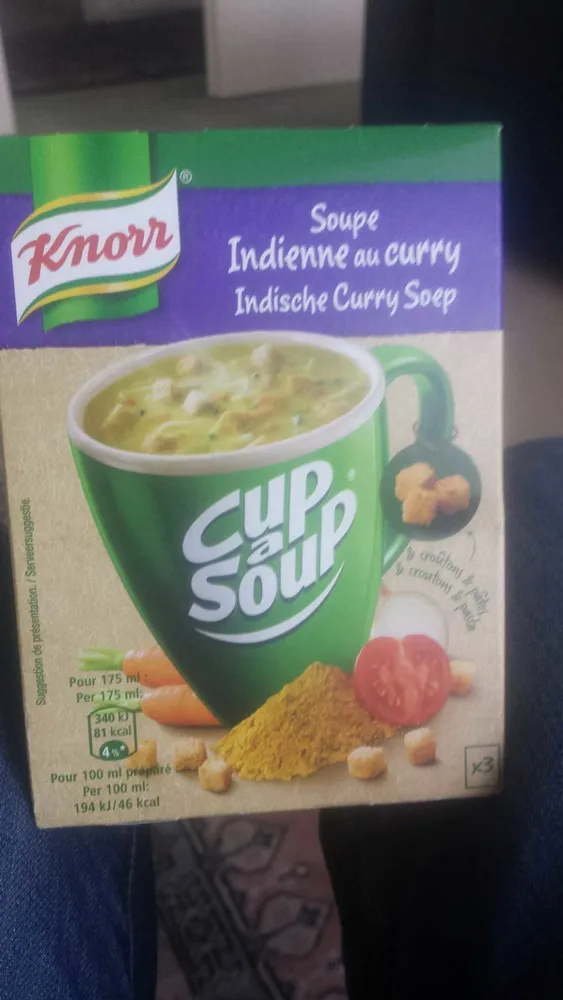 Soupe indienne au curry