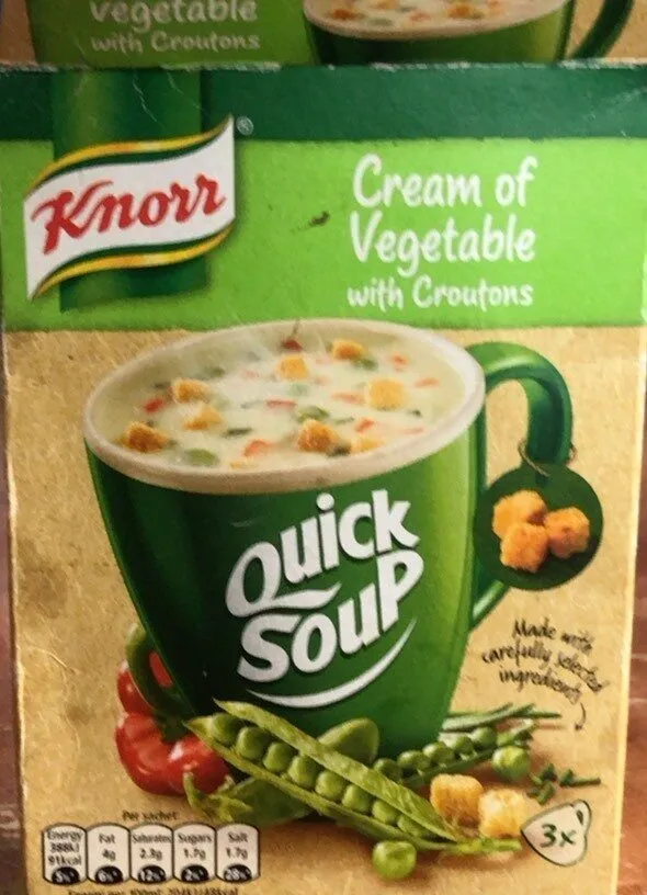 Cream of Vegetable with Croutons