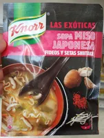 Sopa japonesa fideos, miso y seta shiitake