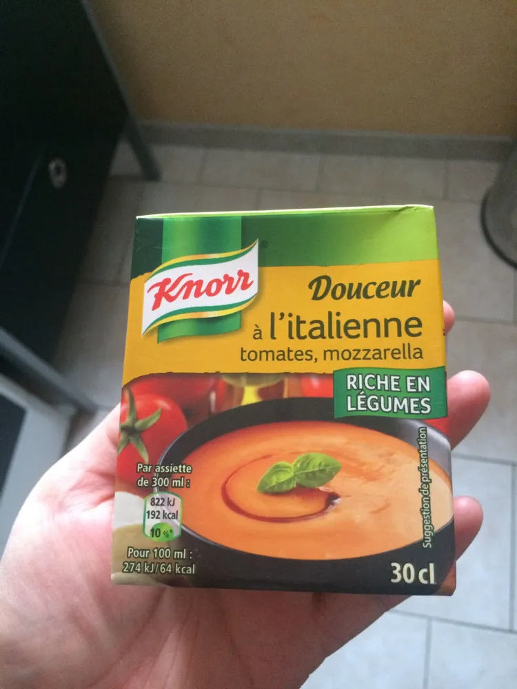 Soupe douceur tomates a l'italienne