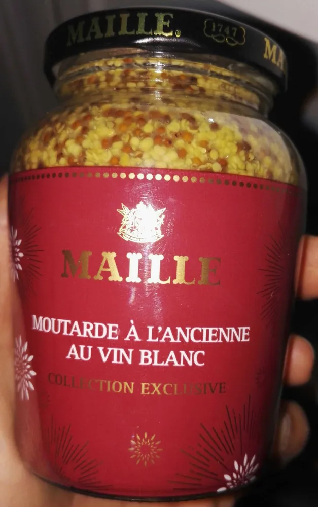 Moutarde à l'ancienne au vin blanc