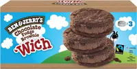 Ben & Jerry's Glace Wich Chocolate Fudge Brownie x3 240ml