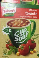 Micrema de tomate con picatostes y pasta envase 54 g