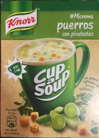 Micrema de puerros con picatostes envase 42 g