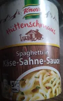Spaghetti in Käse-Sahne-Sauce