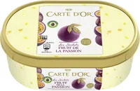 Carte D'or Sorbet Plein Fruit Fruit de la Passion Bac 1l